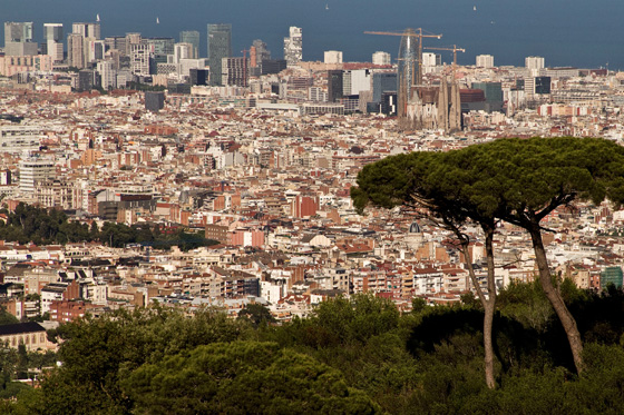 Barcelona vista panoramica
