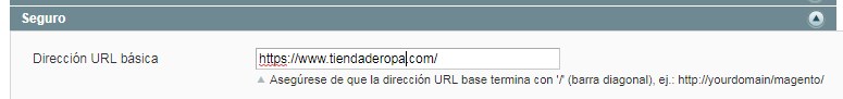 Url Basica SEO Magento